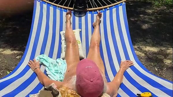 OMG!!! Real Old Granny Masturbates With Grandpa And Gets Cum On Pussy